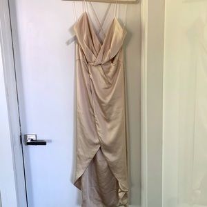 NWT Fame & Partners Jami Dress, Sz 8 in Champagne